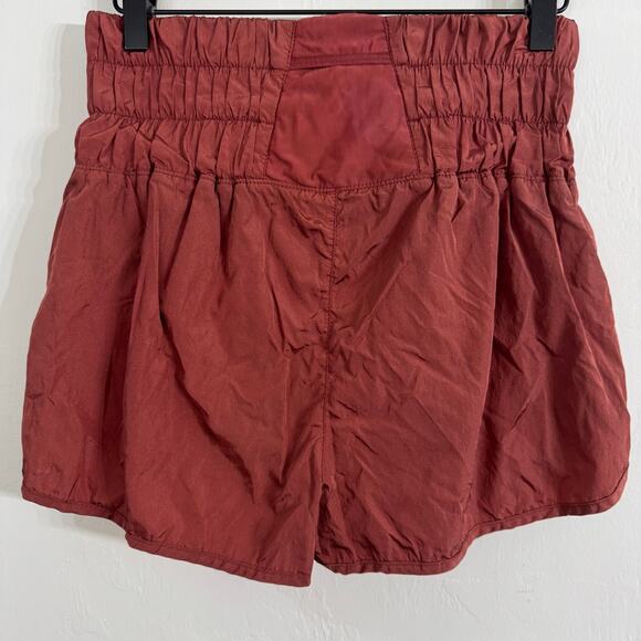 Free People Movement The Way Home Shorts Red Rendezvous Size Medium - Picture 5 of 7